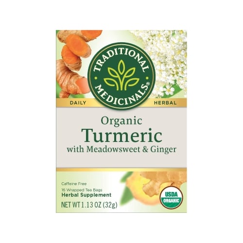Traditional Medicinals Turmeric With Meadowsweet And Ginger 